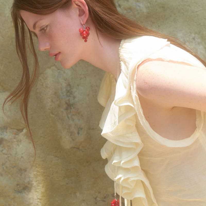 LOVE ME MONSTER Grape Earrings (L242MER070)