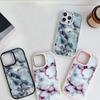 Для iPhone 13 14 15 Pro Max Samsung Galaxy A14 A15 A24 Xiaomi 13T Redmi 12C Мягкий пухлый чехол для телефона A48 Чехол с пейзажным рисунком Крышка из масляного мрамора из ТПУ