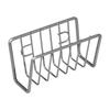 Stainless Steel Suction Cup Sponge Holder Drain Storage Caddy For Kitchen Sink Organization