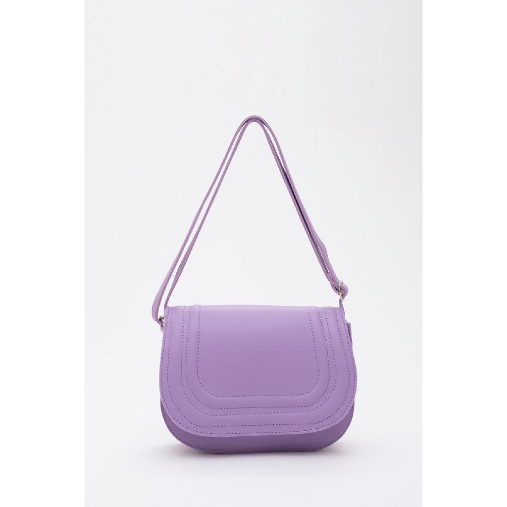 Black Shk93 Artificial Leather 2 Compartment Adjustable Strap Shoulder Bag L:15W:23W:6 Cm