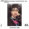 ATEEZ 2-й альбом WORLD EP.FIN WILL. Наклейка для фотокарты Z версия. КПОП К-ПОП