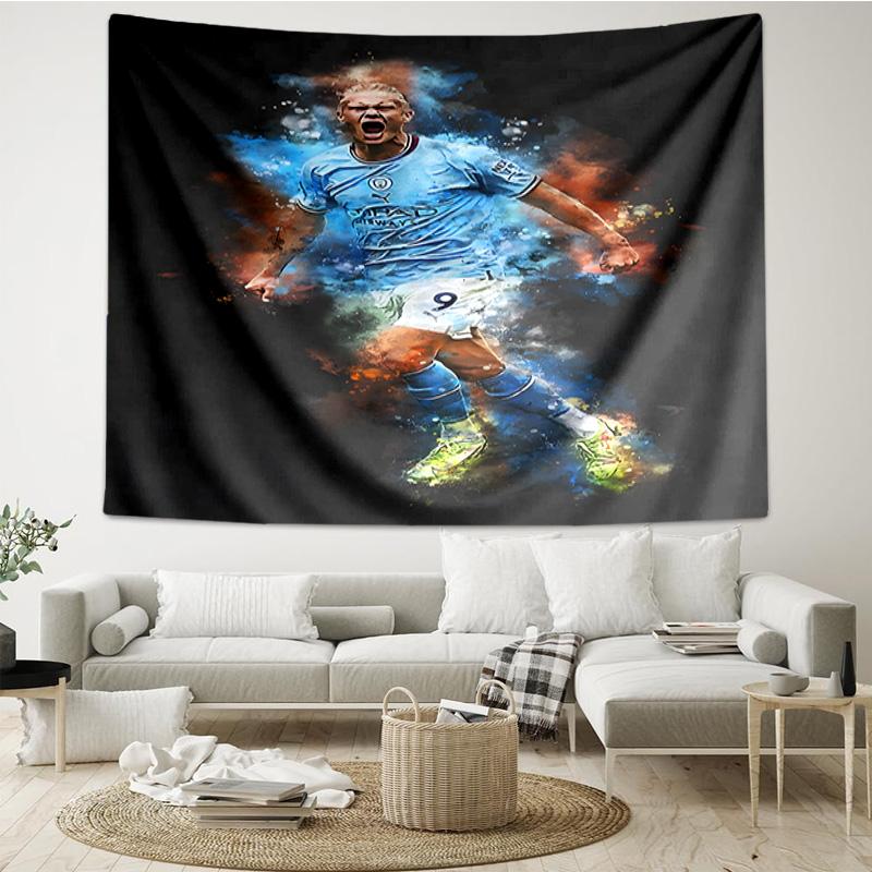 Haaland's Number 9 Journey Tapestry Hanging for Bedroom,Livingroom, Playroom,Decor Art Room Wall Tapestry Holiday and Birthday Gifts