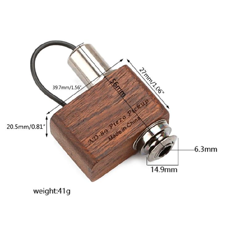 Guitar Pickup Versatile Piezo Transducer Guitar Pickup for Stringed Instruments