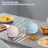 Столовые приборы Миска для лапши быстрого приготовления с крышкой Бытовая миска для лапши быстрого приготовления Чашка для лапши быстрого приготовления Портативная столовая посуда Набор из пяти предметов