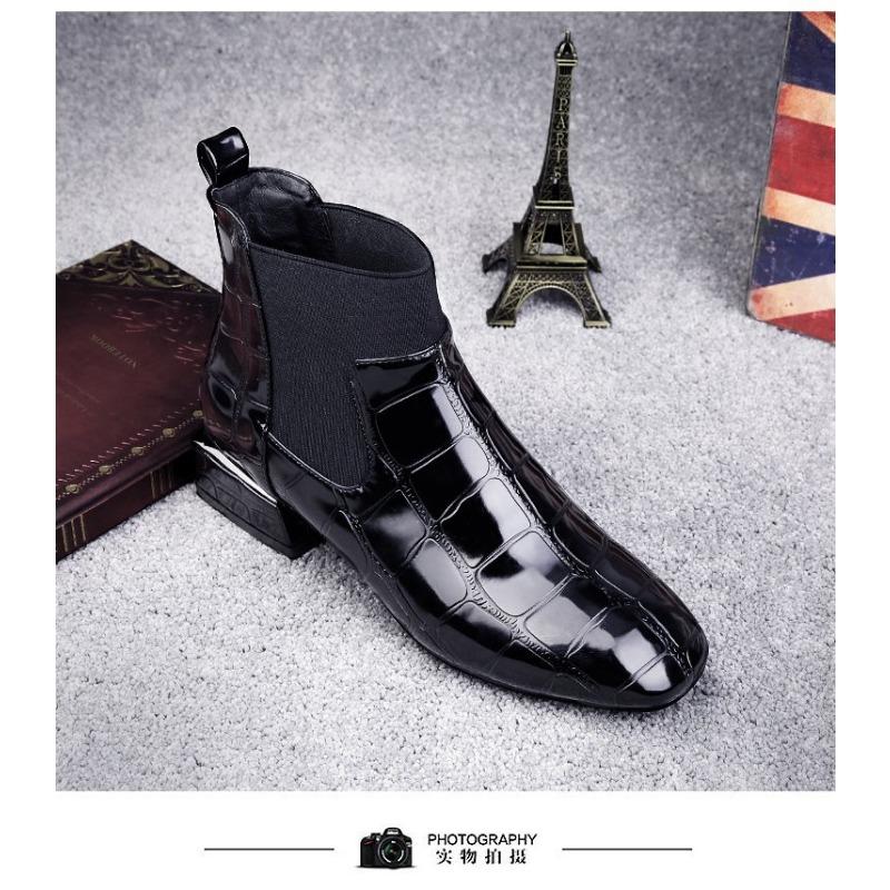 Новые короткие ботинки женские лакированные модные ботинки женская обувь