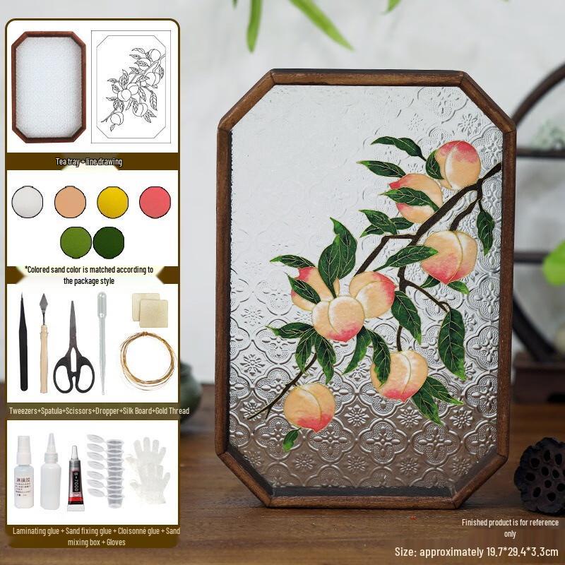 Набор для творчества B.Y.K Эмаль перегородчатая Живопись Поднос для чая
