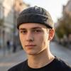 Весна и Осень Новая Однотонная Стирка Выцветание Металлический Логотип Регулируемая Шапка-Бини – Стильная, Универсальная Уличная Хип-Хоп Кепка