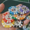 Фишки для покера Texas Hold'em Clay, 14 г, гладкие края, яркие цвета для легкой идентификации