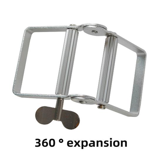 Алюминиевый сплав Выжималка Дозатор зубной пасты Компактный дизайн Портативный отжимной тюбик зубной пасты Ручной роликовый инструмент