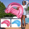 Adult And Children'S Water Leisure Lounge Chair Outdoor Water Play Pvc Inflatable Transparent Sequin Seat Floating Row Quality
