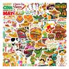 60 New Cinco De Mayo Graffiti Stickers Notebook Suitcase Stickers