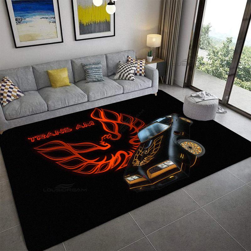 Firebird Pattern Carpet Trans Am Home Decoration Bedrooms Floor Pad Can Customize Rug Living Room Cushion Door Pad