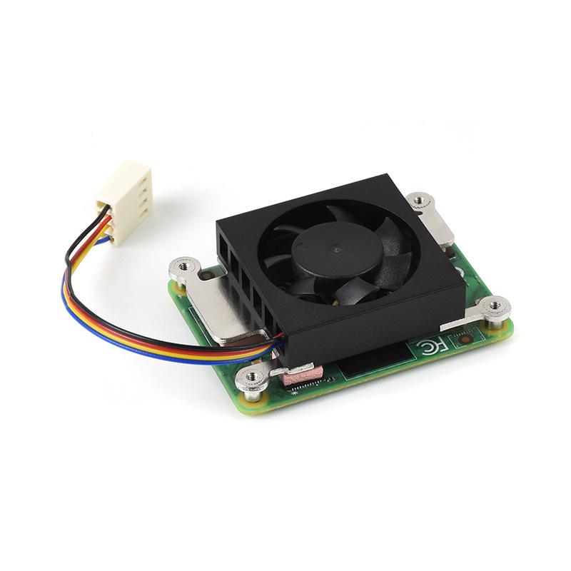 Низкошумный вентилятор охлаждения с радиатором-наклейкой для Raspberry Pi CM4