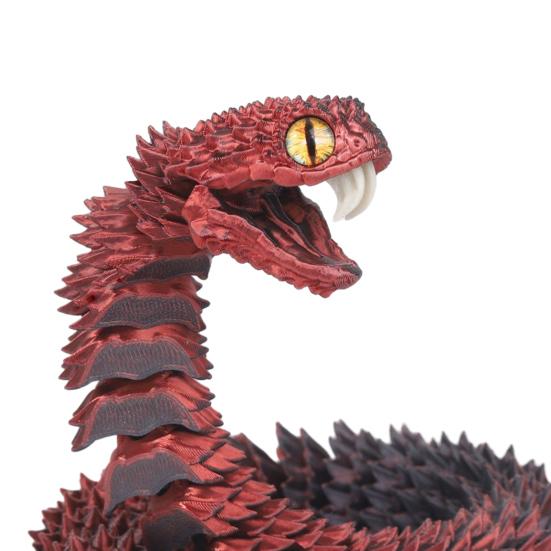 3D-печатная шарнирная игрушка-змея Yousheng, Гибкая шарнирная фигурка змеи, Реалистичная игрушка-антистресс для взрослых, Декор для офисного стола, Подарок