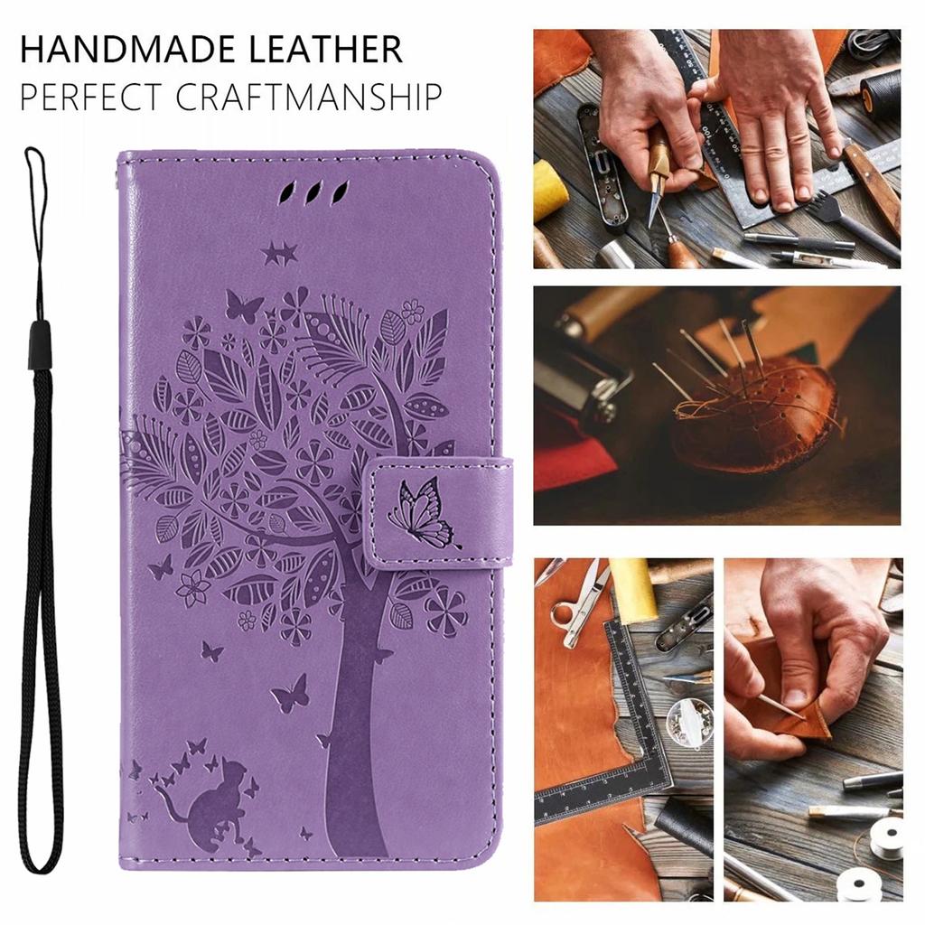 Leather Flip Phone Case For Samsung Galaxy A3 A7 2016 A5 2017 A6 A8 A9 Note 3 4 5 8 9 10 Plus 20 Ultra Wallet Bracket Cover