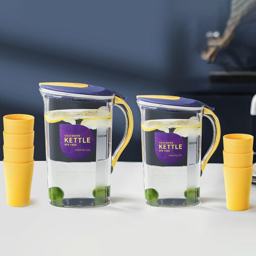 With Cups Cold Water Kettle Large Capacity Water Pot Simple Water Pitcher Dinning Room