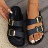 Summer Women Slippers Outdoor Beach Sandals Platform House Shoes Slides Women Buckle Soft Thick Sole Slippers Zapatos De Mujer