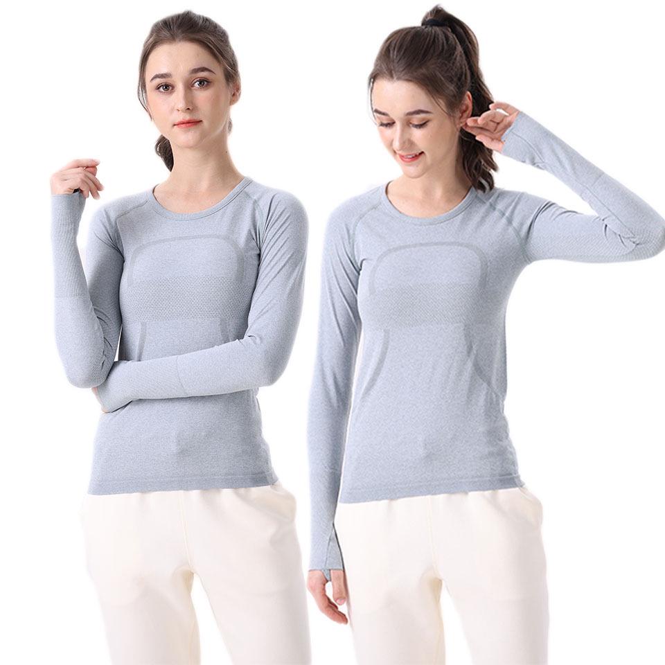 Женская футболка 2.0 для йоги с длинным рукавом, быстросохнущая - Высокоэластичная, облегающего кроя для бега и пилатеса.