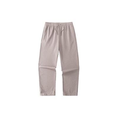 Свободные дышащие прямые трикотажные спортивные брюки мужские низы Majestic-Gray 152428328-2