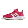Neo Runfalcon Non-Slip Shock Absorbing Wear-Resistant Low-Top Running Shoes Kids Sneakers Red White FW5140