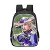 JoJos Bizarre Adventure Kids School Backpack Cartoon Anime Bag Boys Girls 3-4 Grade Lightweight Ergonomic Oxford Fabric