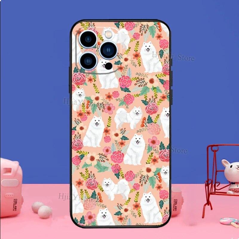 Japanese Spitz Dog Phone Case For iPhone Samsung Galaxy Redmi Xiaomi Oppo OnePlus Note S A 7 8 9 10 11 12 13 14 20 21 22 23 53 54 Pro Max Plus Ultra