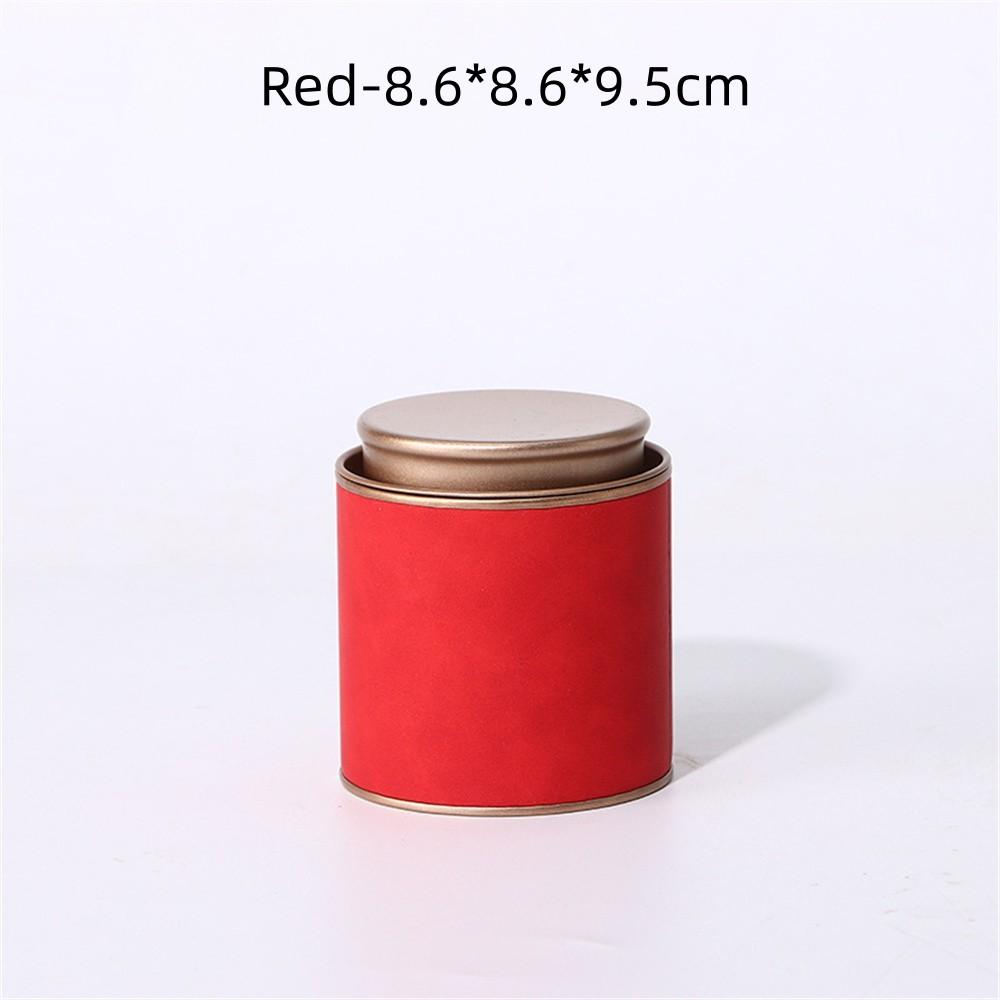Mini Tea Caddy Sealed Storage Tank Portable Travel Tea Boxes Tea Tin Containers Coffee Canister Kitchen Spice Candy Jar