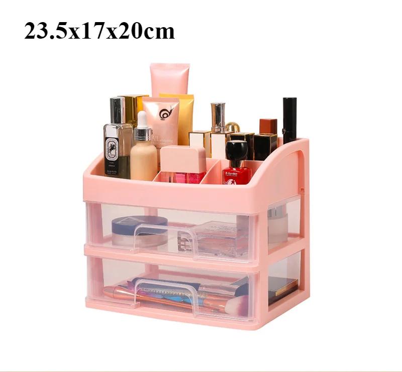 Настольный ящик для хранения, ящик для хранения, украшения для волос, многослойный шкаф для хранения, шкатулка для косметики, ювелирных изделий, канцелярские принадлежности, многофункциональный