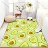 Multiple sizes Floral Avocado  Rug Pattern Carpet for Living Room Bedroom Sofa Home Decor Non-slip Floor Mat Luxury Gift