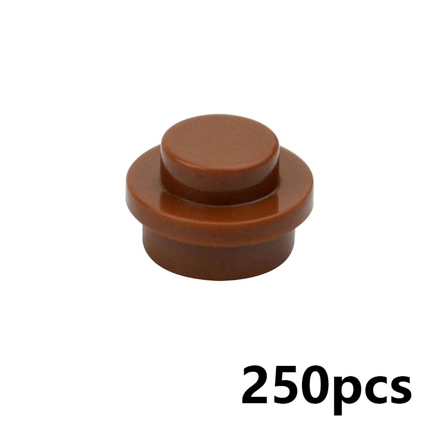 250 шт. Детали для сборки MOC 4073 6141 15570 Пластина Круглая 1x1 Точка DIY Строительные Блоки 1*1 Фигурки Кирпичи-Лампочки Игрушка для Детей