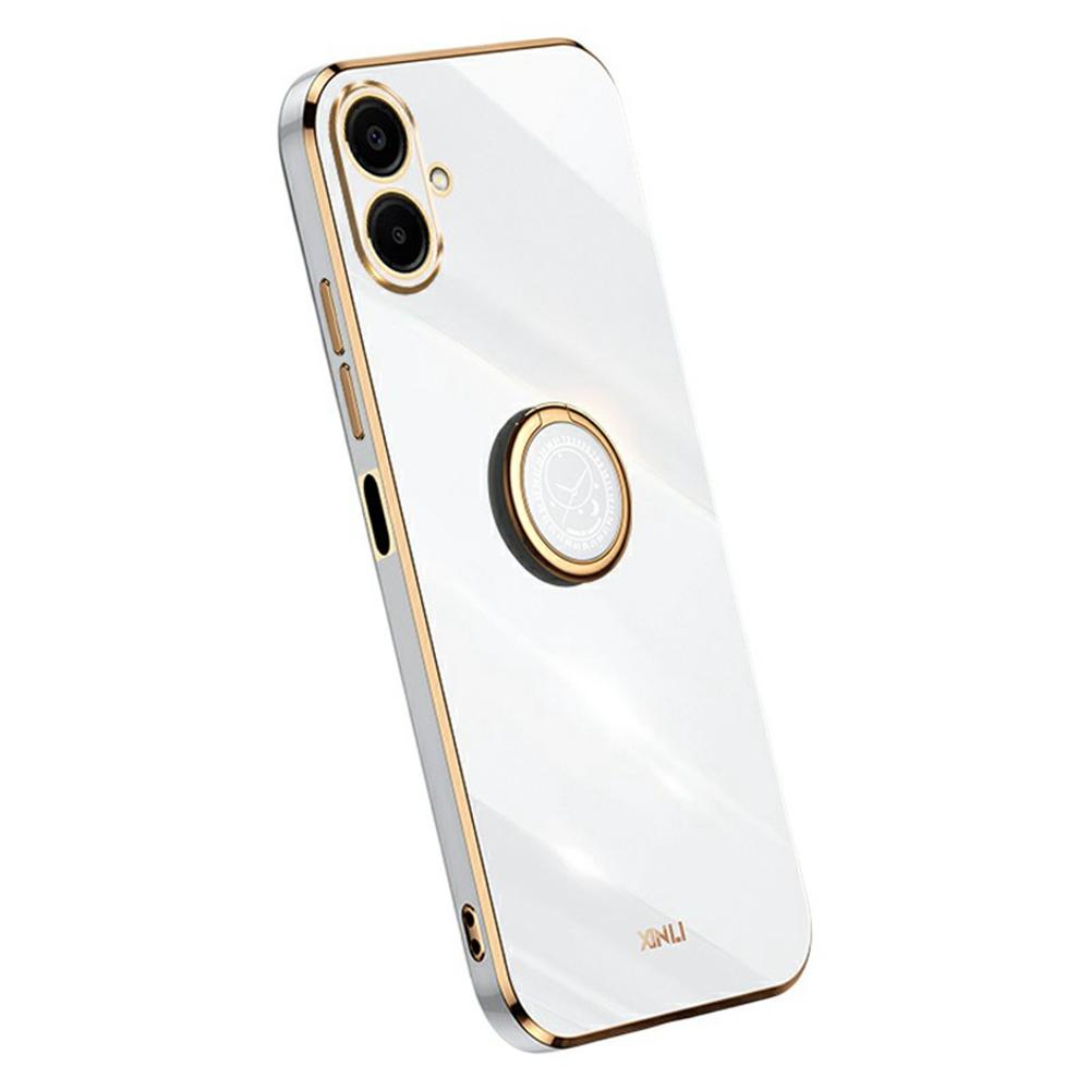 XINLI Для Samsung Galaxy A07 5G/A07 4G Чехол Кольцо Подставка Электроокрашенная ТПУ Крышка Телефона