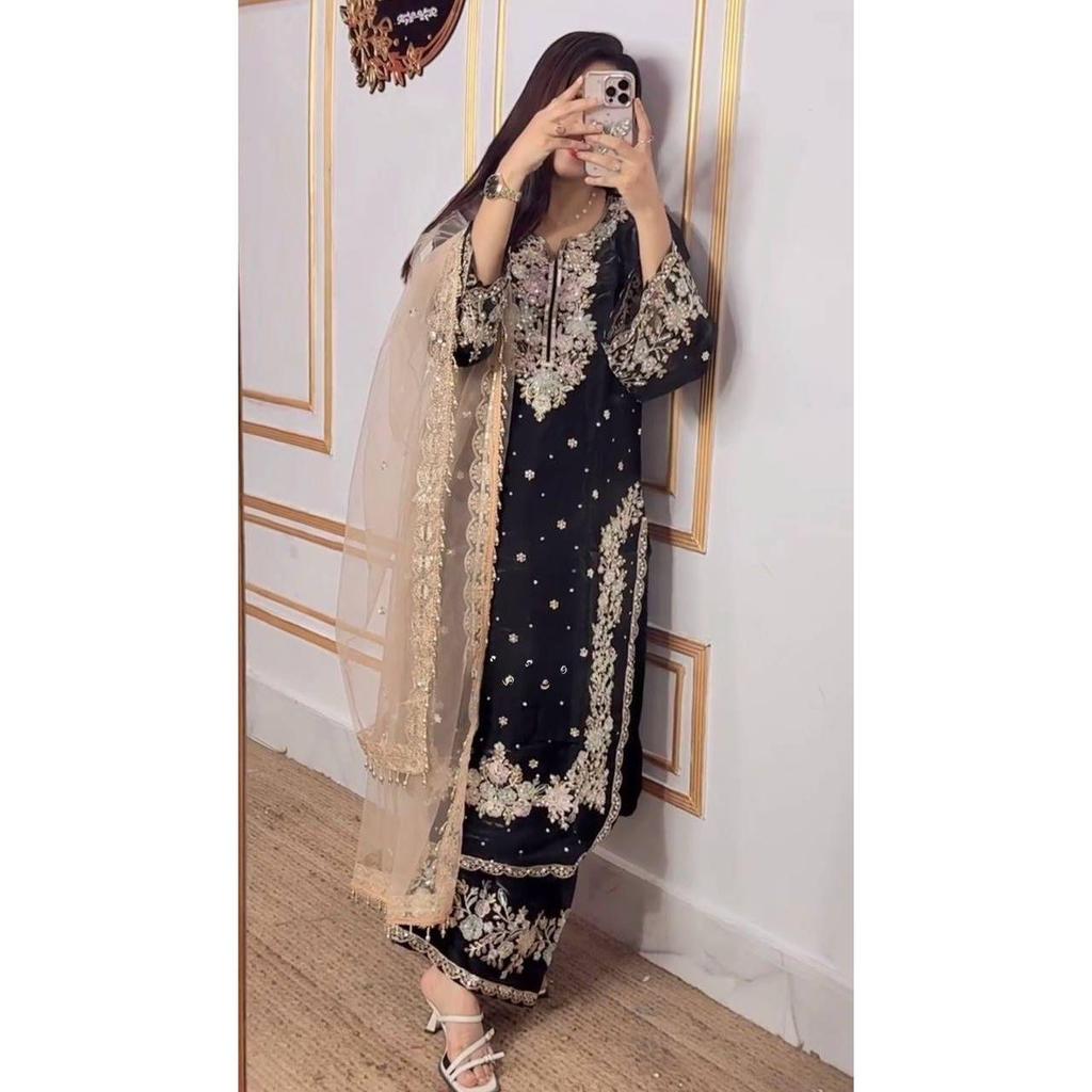 Запуск Нового Дизайнерского Праздничного Образа Топ Палаццо и Комплект Дупатта