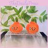 Adorable Creative Pumpkin Keychain Plush Doll With Quirky Sweat Expressions For Couples