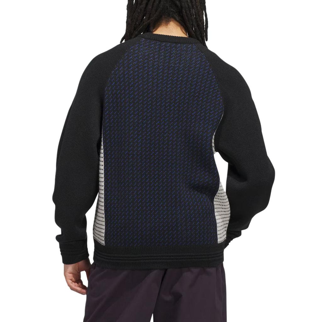 Adidas Originals Shmoofoil FW25 Марк Гонзалес Скейтбординг Полностью Модный Свободный Крой С Круглым Вырезом С Длинным Рукавом Вязаный Свитер Мужской свитер JX5442