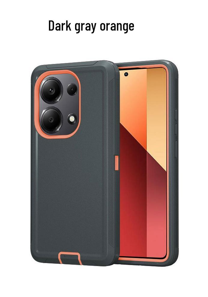 Защитный чехол для телефона Redmi Note 13 Pro и POCO M6 Pro с защитой от падений и полным покрытием