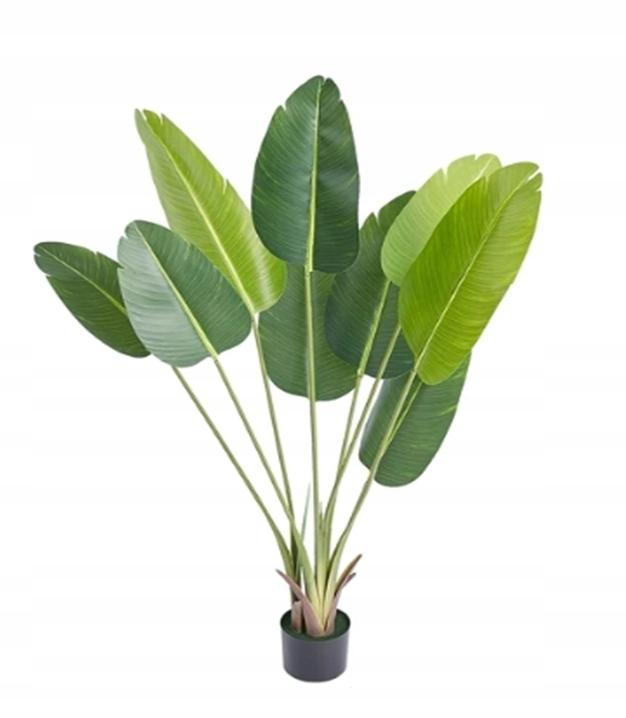 Artificial Banana Palm Tree Exotic Plant In A Realistic Pot 150Cm