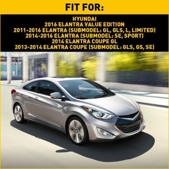 Bumper Bracket For 2011-2015 Hyundai Elantra 86513-3X000 Left Front & Right Side