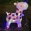 Square Shape Cartoon Animal Balloon With Wheels Luminous Balloon  Birthday Decoration