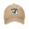 Adesivo Scorpione Abarth Print Washed Denim Cap Casual Baseball Caps Adjustable Hat Summer Unisex Baseball Hats