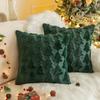 Soft Christmas Plush Pillowcase 3D Pattern Cushion Cover Comfortable Pillow Case  Sofa/Bed