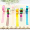 Waterproof Graphic Tape Rainbow Sparkle Metallic Tape Mirror Wrapping Holographic  School Supplies.