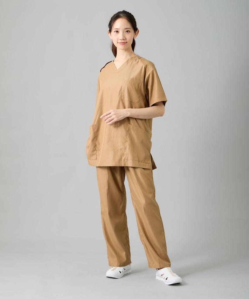Скрабы Nissen, Унисекс, Взрослые, Оригинальная ткань Nursereine, Хлопок Koana Easy Scrub 102 (Anti-Static), Темно-синий, Размер S