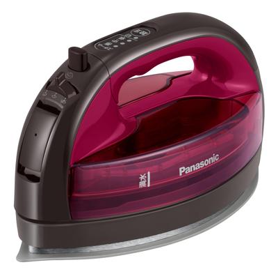Panasonic последняя модель Panasonic Cordless Steam W Head Iron Ceramic Coat Disinfecting Brown Pink Karuru [2023 Cordless] NI-WL508-P