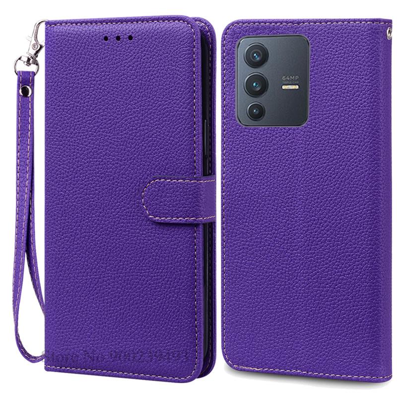 Для Vivo V23 Чехол Vivo V23 5G Кошелек Кожаный Чехол-книжка Для Vivo V2130 Чехол Крышка Чехол для телефона Для Vivo V23 V 23 2130 Бампер Coque Funda