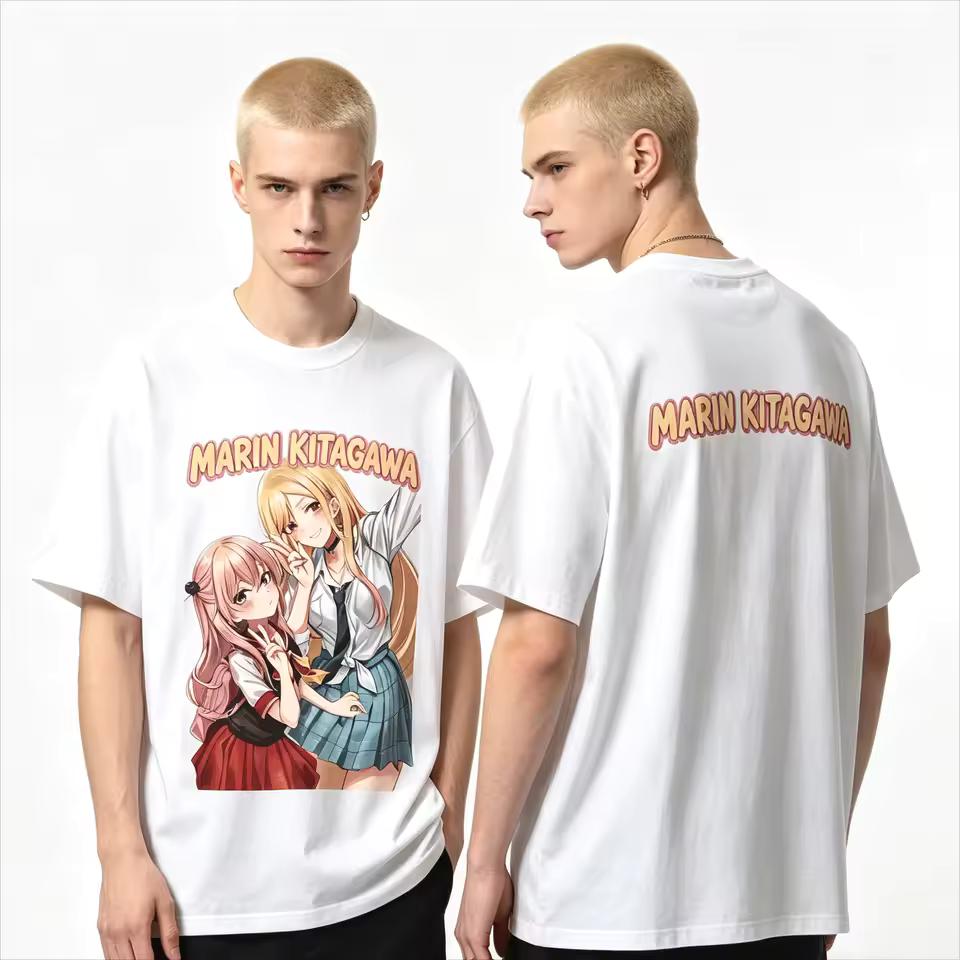 2026 Hot Sale My Dress-Up Darling Anime Print T-shirt Pop Culture Anime Print T-Shirt Men Women Soft Loose Daily Wear Street Top