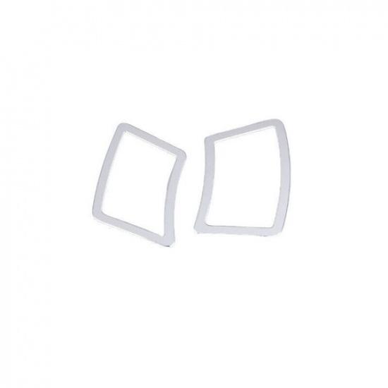 04-10 Накладка Отделка Серебристый Алюминий Боковой Выпуск Вентиляционного Отверстия Приборная Панель Автомобиля Для BMW 5 Серии