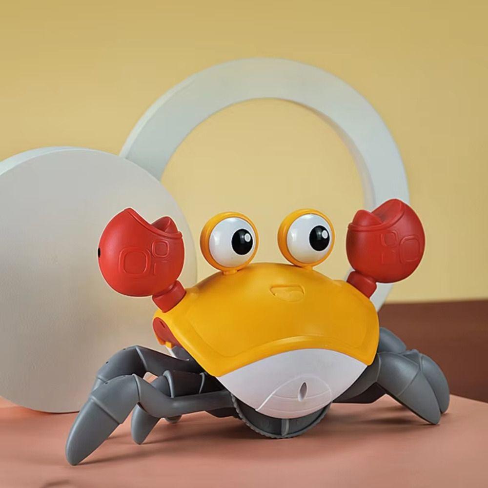 Flat Ground Escape Dancing Crab Toy Light&Music Crab Interactive Toy Children's Toy