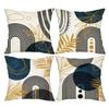 Современная Геометрическая Абстрактная Наволочка Лен Печать Диван Офис Декоративные Подушки