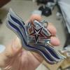 Красная пятиконечная звезда в морской тематике, якорь корабля, автомобильный значок, 3D металлическое крыло, автомобильная наклейка, персонализированный значок для украшения кузова