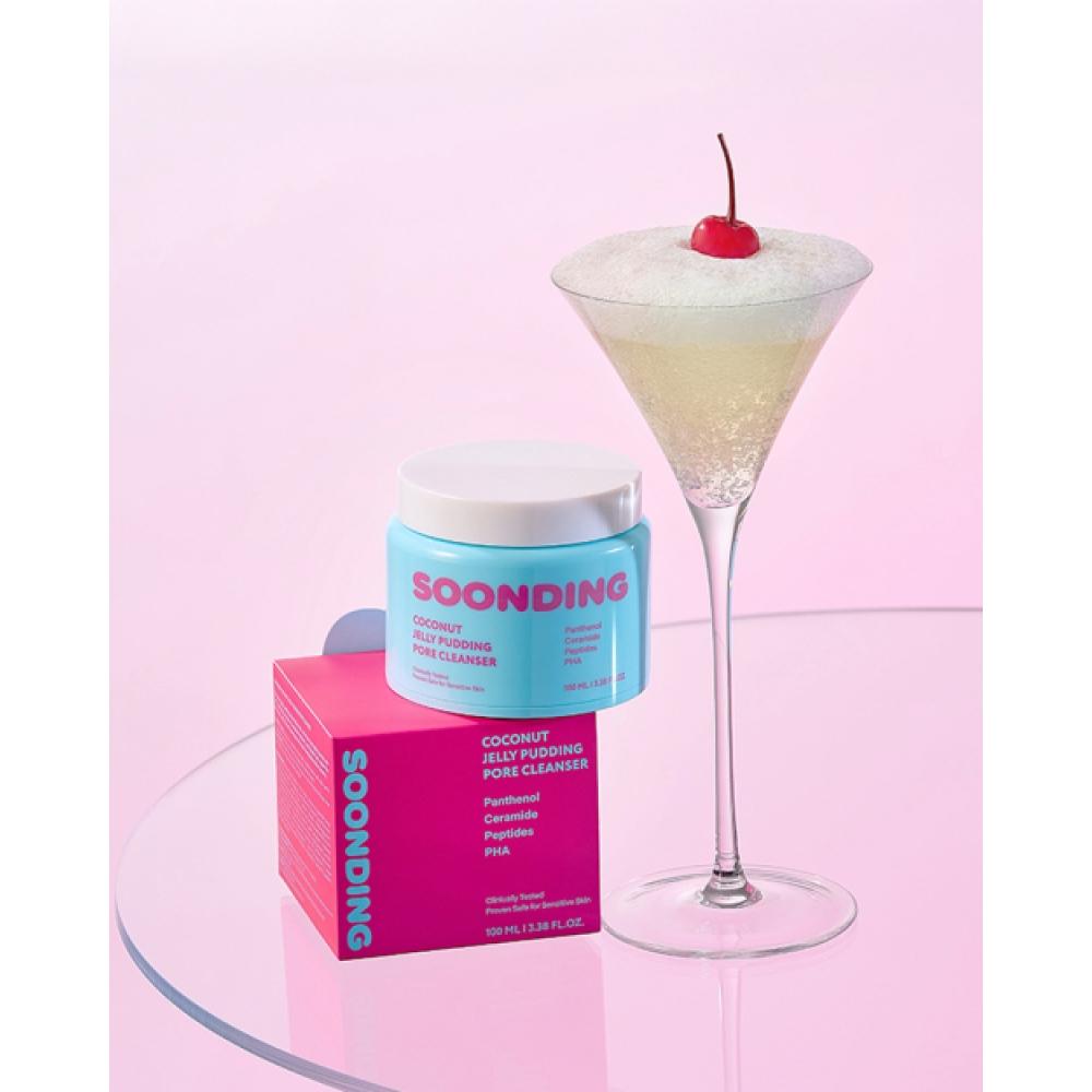 Soonding Sunding Coconut Jelly Pudding Pore Cleanser 100ml Dual Composition